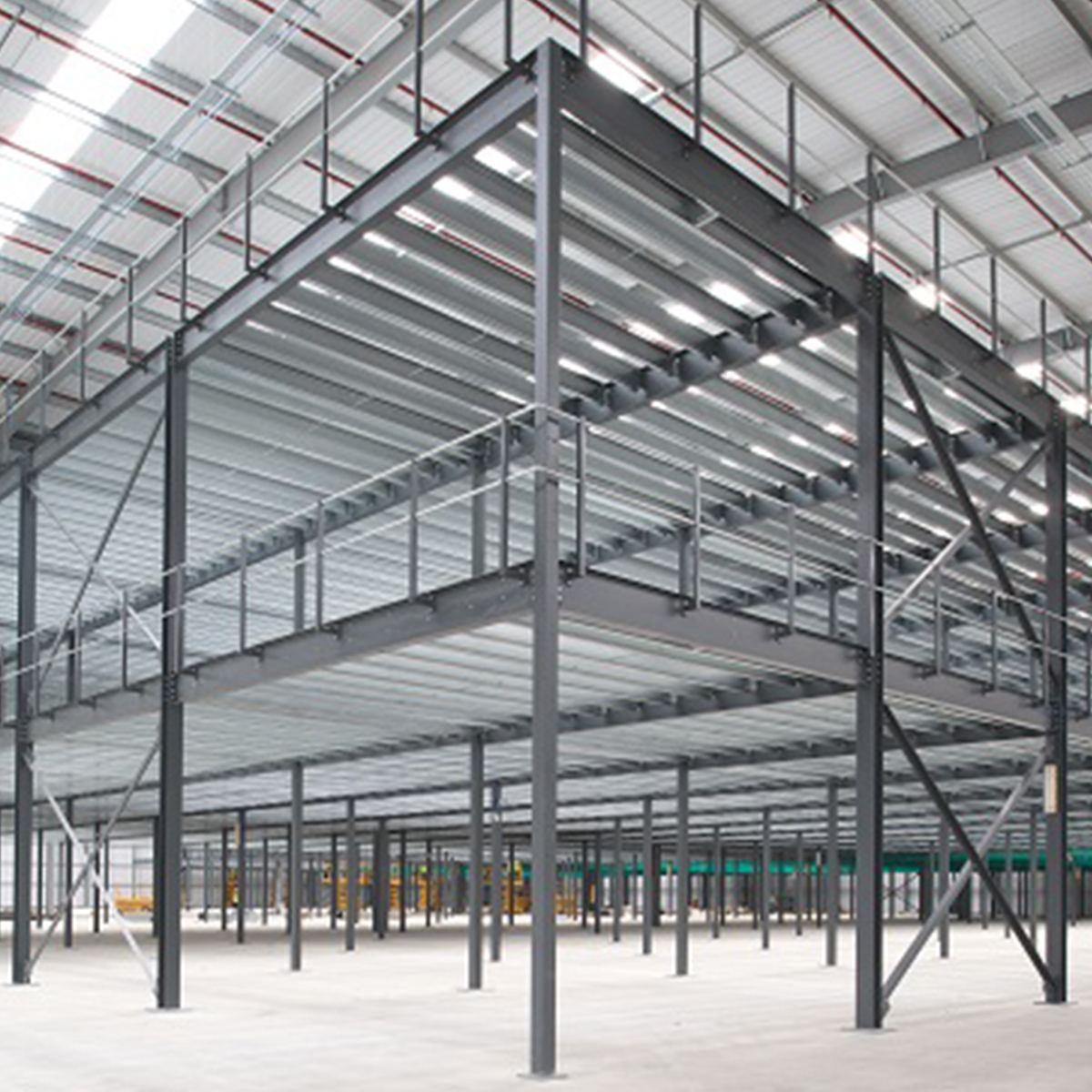 Digital plan for warehouse.