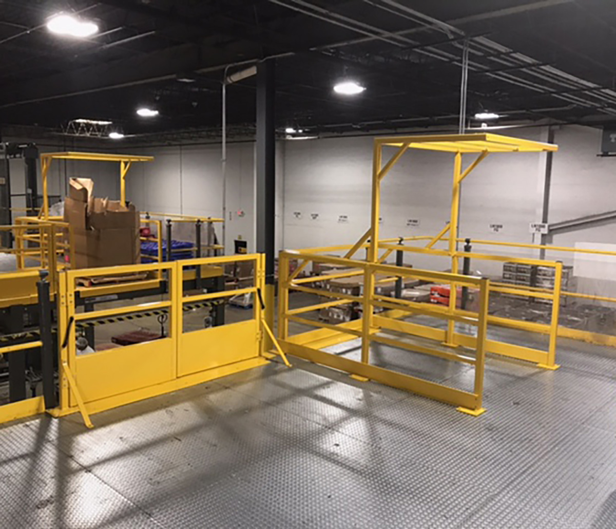 MiTek Gates Engineered Systems Products - Gate in a warehouse facility