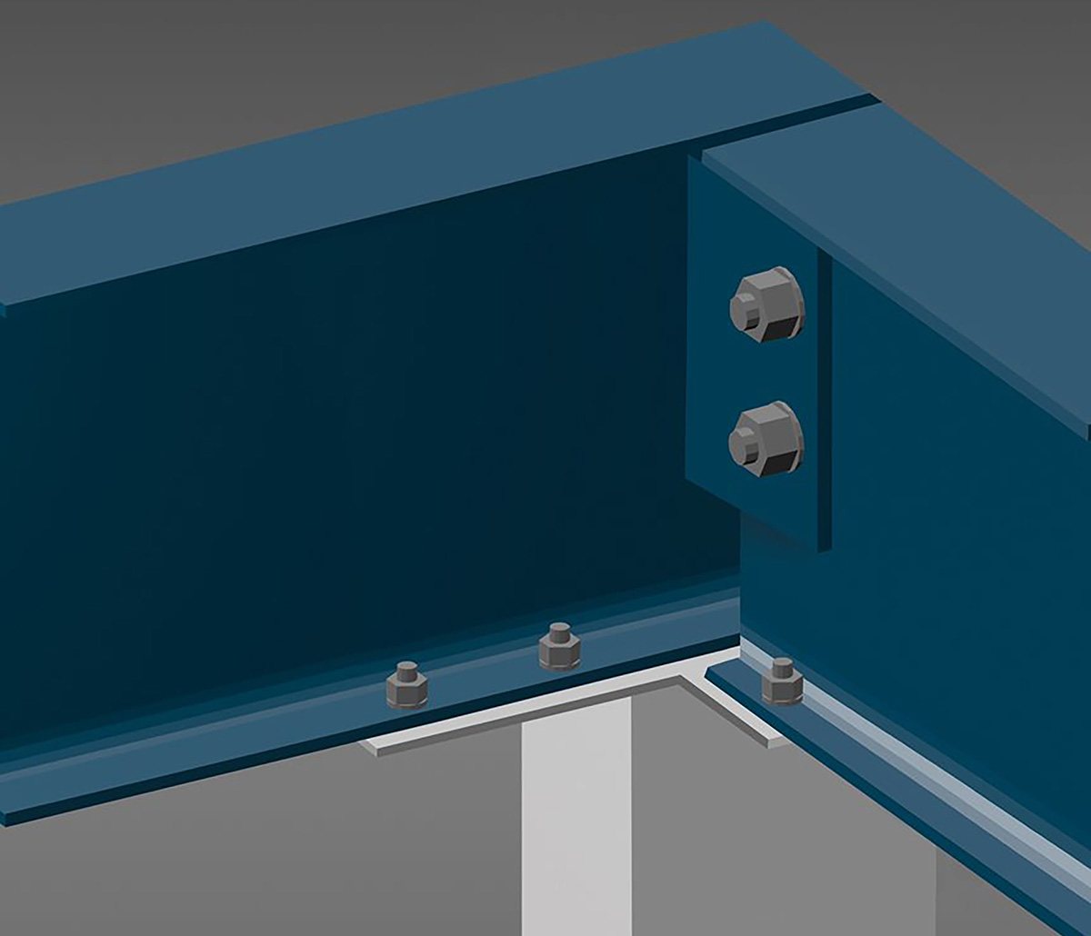 MiTek iBeam Wide Flange Engineered Systems Products - Model 3D belki iBeam